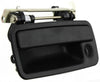 TOWN AND COUNTRY 92-95 FRONT EXTERIOR DOOR HANDLE LH, Textured Black, w/ Keyhole, Plastic