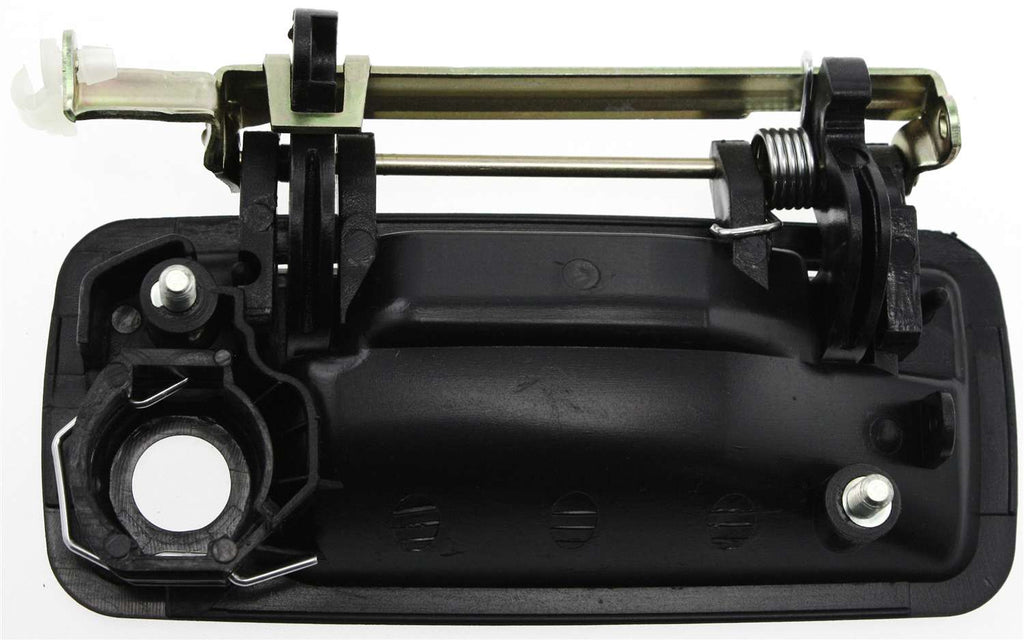 TOWN AND COUNTRY 92-95 FRONT EXTERIOR DOOR HANDLE LH, Textured Black, w/ Keyhole, Plastic