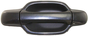 CANYON/COLORADO 04-12 FRONT EXTERIOR DOOR HANDLE RH, Smooth Black, w/o Keyhole, Plastic