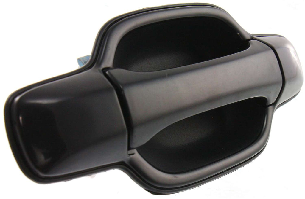 CANYON/COLORADO 04-12 FRONT EXTERIOR DOOR HANDLE RH, Smooth Black, w/o Keyhole, Plastic