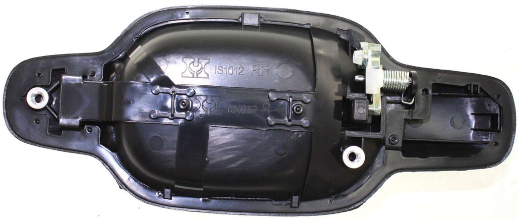 CANYON/COLORADO 04-12 FRONT EXTERIOR DOOR HANDLE RH, Smooth Black, w/o Keyhole, Plastic