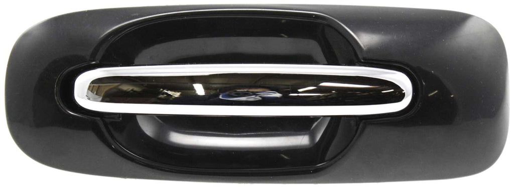 TOWN AND COUNTRY 01-07 REAR EXTERIOR DOOR HANDLE RH, Sliding Door, Chr Lvr+Smth Blk Hsg, w/o Hole
