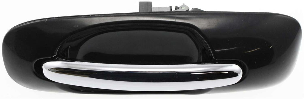 TOWN AND COUNTRY 01-07 REAR EXTERIOR DOOR HANDLE RH, Sliding Door, Chr Lvr+Smth Blk Hsg, w/o Hole