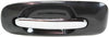 TOWN AND COUNTRY 01-07 REAR EXTERIOR DOOR HANDLE LH, Sliding Door, Chr Lvr+Smth Blk Hsg, w/o Hole