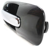 TOWN AND COUNTRY 01-07 REAR EXTERIOR DOOR HANDLE LH, Sliding Door, Chr Lvr+Smth Blk Hsg, w/o Hole