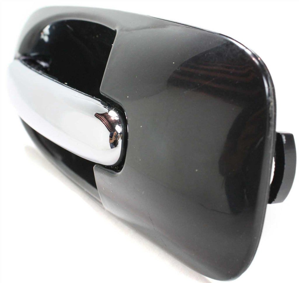 TOWN AND COUNTRY 01-07 REAR EXTERIOR DOOR HANDLE LH, Sliding Door, Chr Lvr+Smth Blk Hsg, w/o Hole