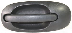 TOWN AND COUNTRY 96-00 REAR EXTERIOR DOOR HANDLE RH, Side Sliding Door, Textured Black, w/o Keyhole