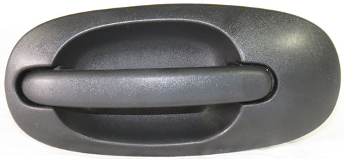 TOWN AND COUNTRY 96-00 REAR EXTERIOR DOOR HANDLE RH, Side Sliding Door, Textured Black, w/o Keyhole