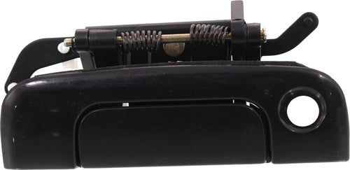 GRAND CARAVAN/TOWN AND COUNTRY 96-00 TAILGATE HANDLE, Outer, Smooth Black, w/ Keyhole, w/ Sport Rallye Pkg, Plastic