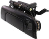 GRAND CARAVAN/TOWN AND COUNTRY 96-00 TAILGATE HANDLE, Outer, Smooth Black, w/ Keyhole, w/ Sport Rallye Pkg, Plastic