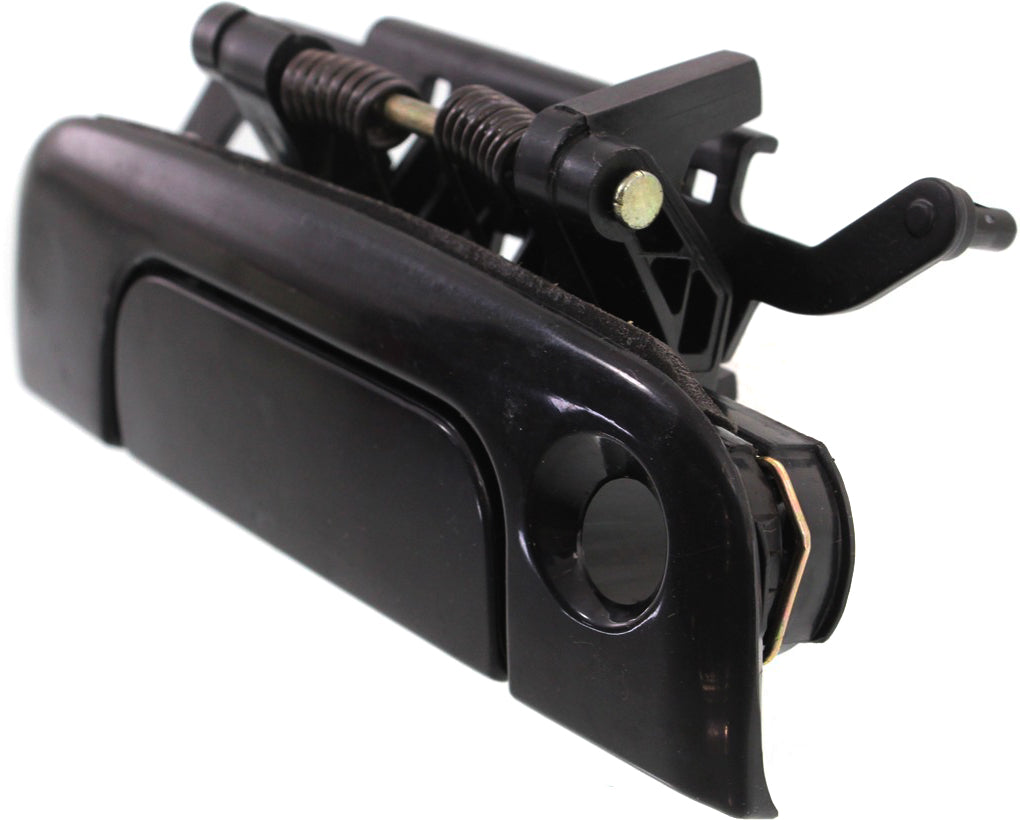 GRAND CARAVAN/TOWN AND COUNTRY 96-00 TAILGATE HANDLE, Outer, Smooth Black, w/ Keyhole, w/ Sport Rallye Pkg, Plastic