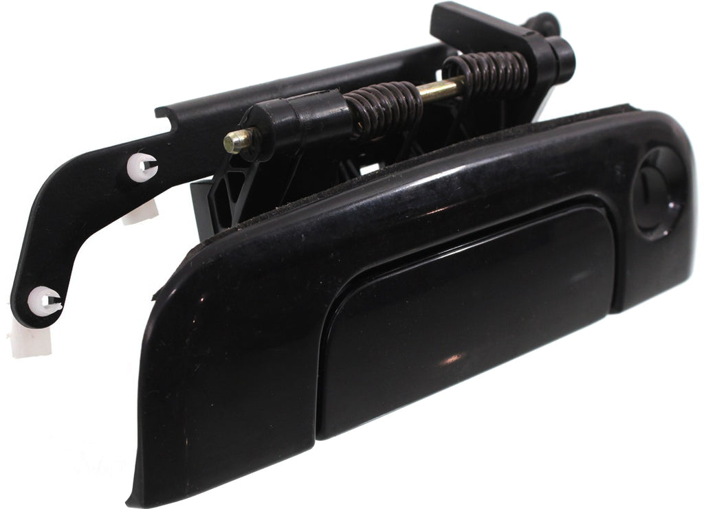 GRAND CARAVAN/TOWN AND COUNTRY 96-00 TAILGATE HANDLE, Outer, Smooth Black, w/ Keyhole, w/ Sport Rallye Pkg, Plastic