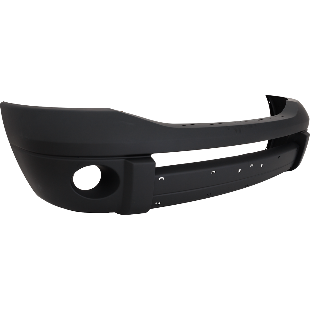 DODGE FULL SIZE P/U 06-09 FRONT BUMPER COVER, Primed, w/ Holes for Chrome Insert/Trim