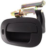 DAKOTA 02-04/DURANGO 02-03 FRONT EXTERIOR DOOR HANDLE RH, Textured Black, w/ Keyhole, Plastic