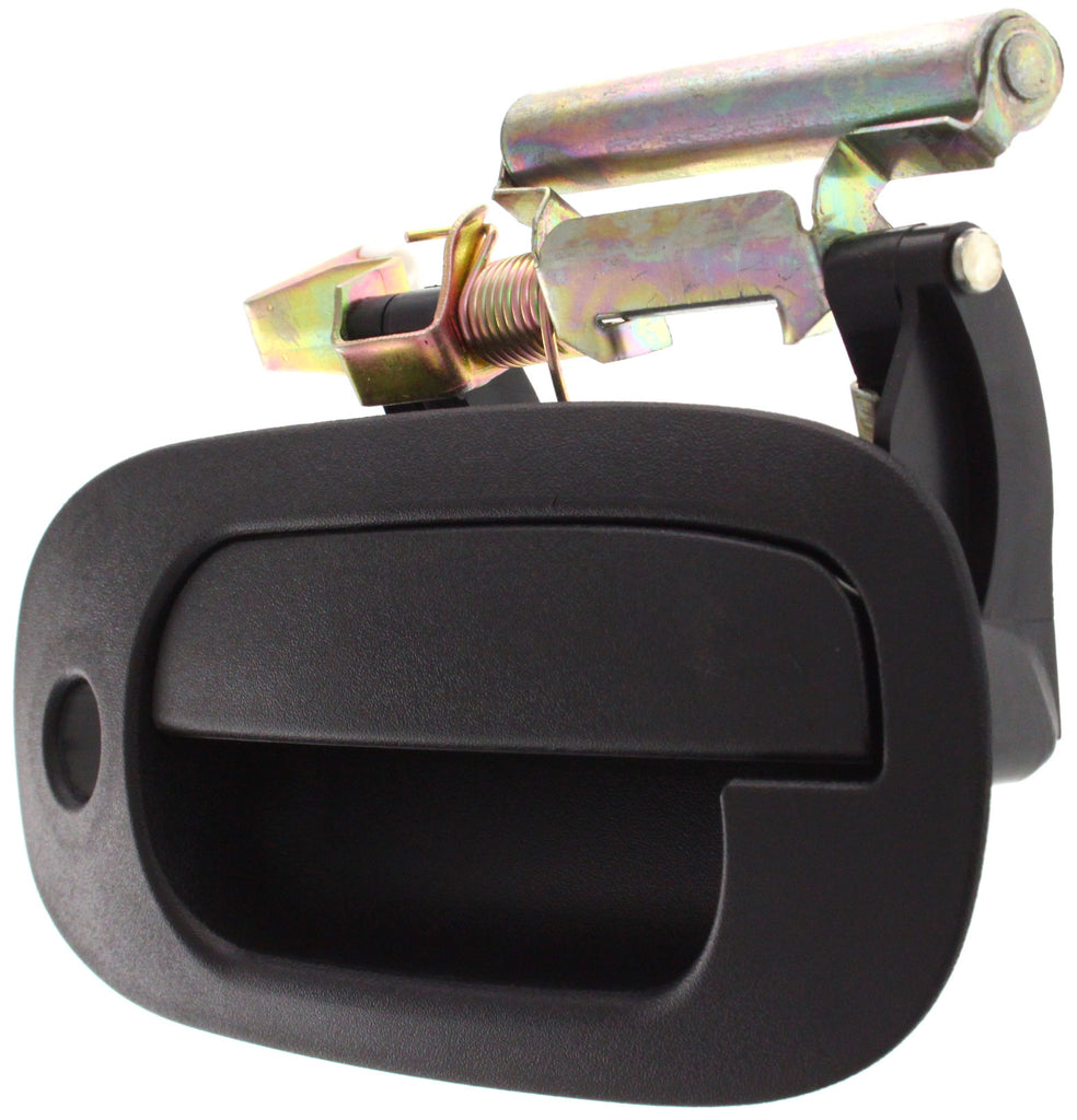 DAKOTA 02-04/DURANGO 02-03 FRONT EXTERIOR DOOR HANDLE RH, Textured Black, w/ Keyhole, Plastic