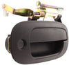 DAKOTA 02-04/DURANGO 02-03 FRONT EXTERIOR DOOR HANDLE RH, Textured Black, w/ Keyhole, Plastic