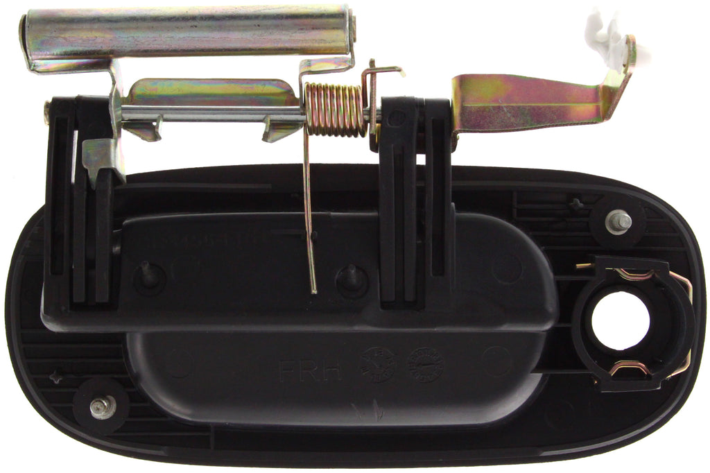 DAKOTA 02-04/DURANGO 02-03 FRONT EXTERIOR DOOR HANDLE RH, Textured Black, w/ Keyhole, Plastic