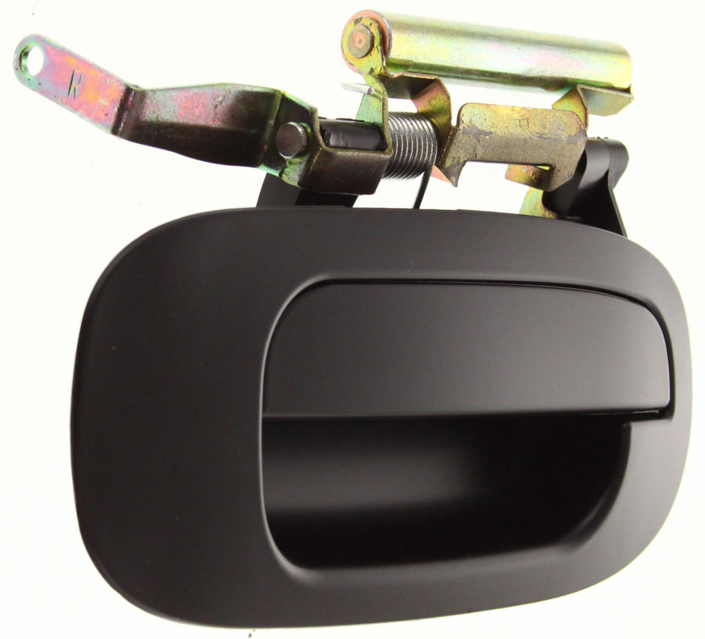 DAKOTA 02-04/DURANGO 02-03 FRONT EXTERIOR DOOR HANDLE RH, Smooth Black, w/o Keyhole, Plastic