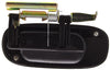 DAKOTA 02-04/DURANGO 02-03 FRONT EXTERIOR DOOR HANDLE RH, Smooth Black, w/o Keyhole, Plastic