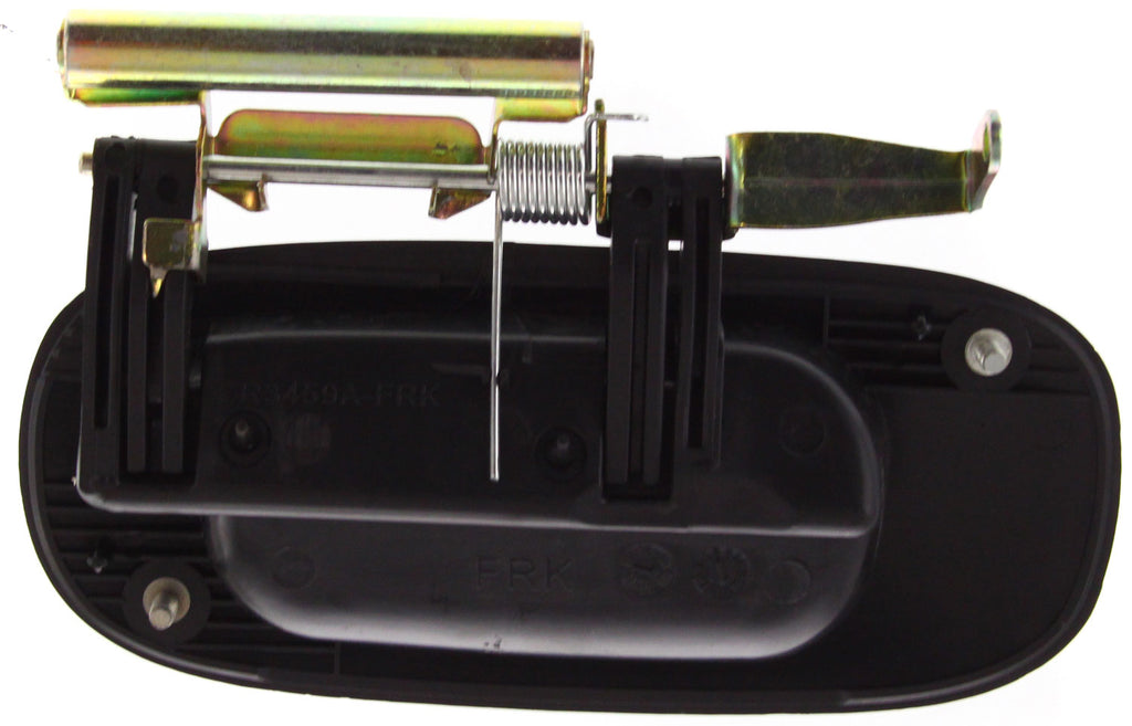 DAKOTA 02-04/DURANGO 02-03 FRONT EXTERIOR DOOR HANDLE RH, Smooth Black, w/o Keyhole, Plastic