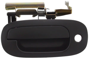 DAKOTA 02-04/DURANGO 02-03 FRONT EXTERIOR DOOR HANDLE LH, Smooth Black, w/ Keyhole, Plastic