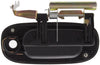 DAKOTA 02-04/DURANGO 02-03 FRONT EXTERIOR DOOR HANDLE LH, Smooth Black, w/ Keyhole, Plastic