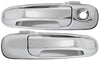 DODGE FULL SIZE P/U 02-09 FRONT EXTERIOR DOOR HANDLE SET, All Chrome, 2-Dr 2-pc/Set(RH-w/o Keyhole)