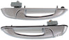 DODGE FULL SIZE P/U 02-09 FRONT EXTERIOR DOOR HANDLE SET, All Chrome, 2-Dr 2-pc/Set(RH-w/o Keyhole)