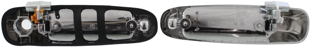 DODGE FULL SIZE P/U 02-09 FRONT EXTERIOR DOOR HANDLE SET, All Chrome, 2-Dr 2-pc/Set(RH-w/o Keyhole)