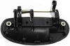 LANOS 99-02 REAR EXTERIOR DOOR HANDLE RH, Textured Black, Sedan