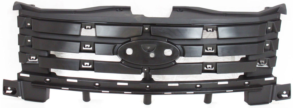 EDGE 07-10 GRILLE REINFORCEMENT, Plastic, Black