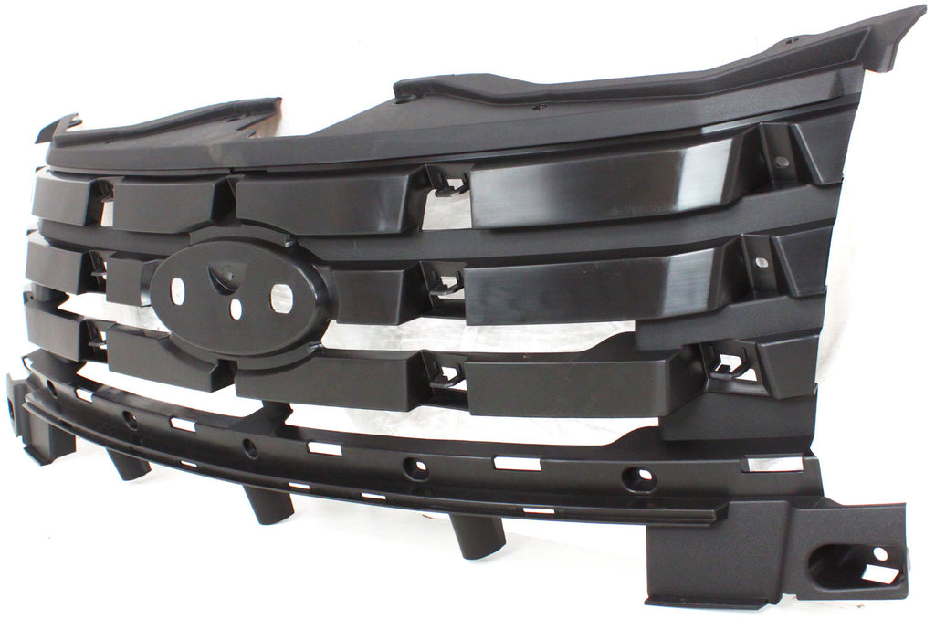 EDGE 07-10 GRILLE REINFORCEMENT, Plastic, Black