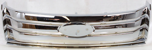 TAURUS X 08-09 GRILLE, Outer, Chrome Shell and Insert - CAPA