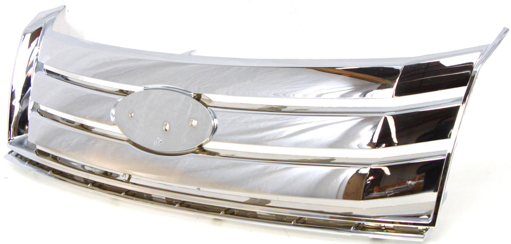 TAURUS X 08-09 GRILLE, Outer, Chrome Shell and Insert - CAPA