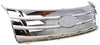 TAURUS X 08-09 GRILLE, Outer, Chrome Shell and Insert - CAPA