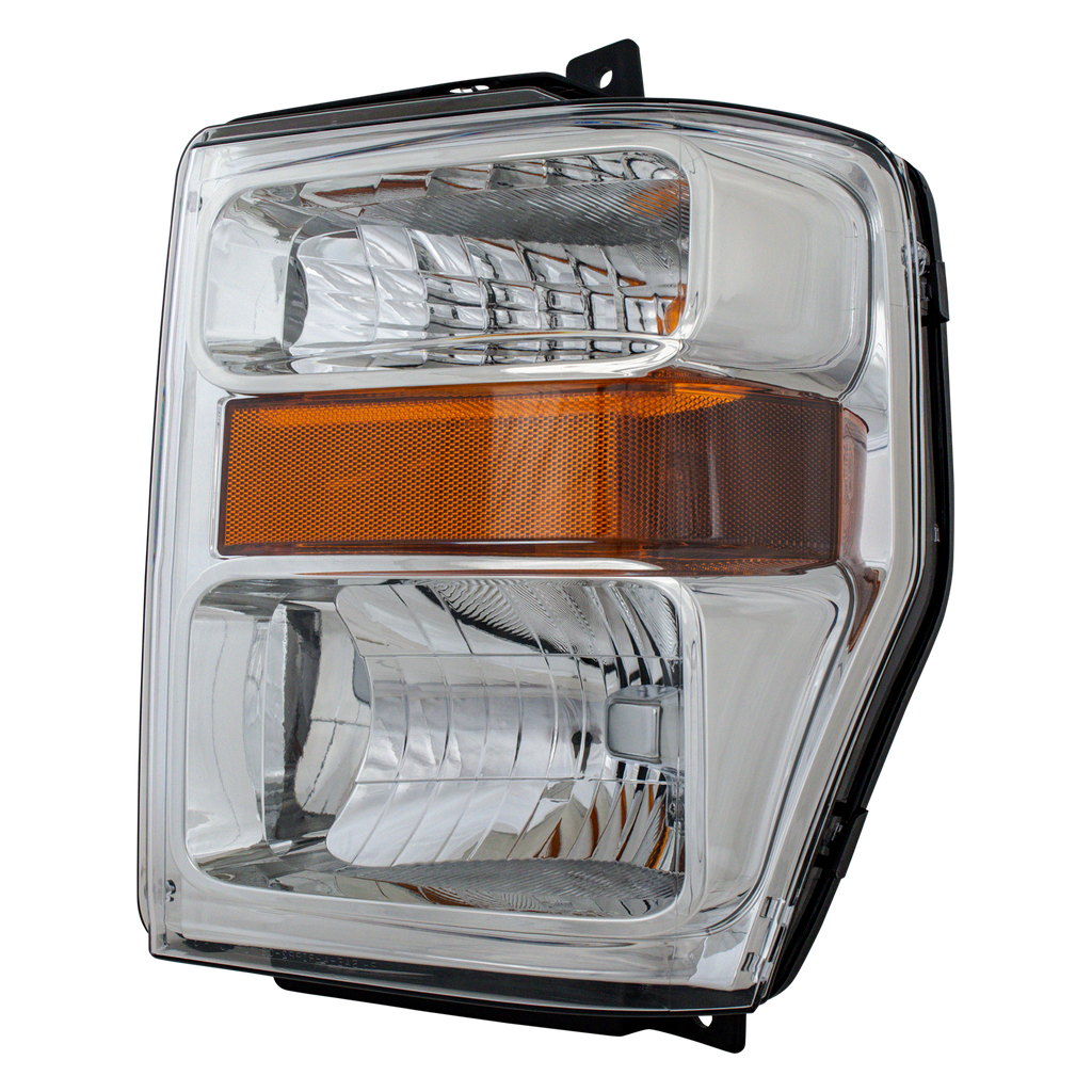 F-SERIES SUPER DUTY 08-10 HEAD LAMP LH, Assembly, Halogen, Aero Style, Exc. Harley-Davidson Model - CAPA