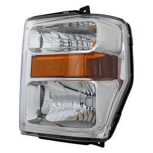 F-SERIES SUPER DUTY 08-10 HEAD LAMP LH, Assembly, Halogen, Aero Style, Exc. Harley-Davidson Model - CAPA