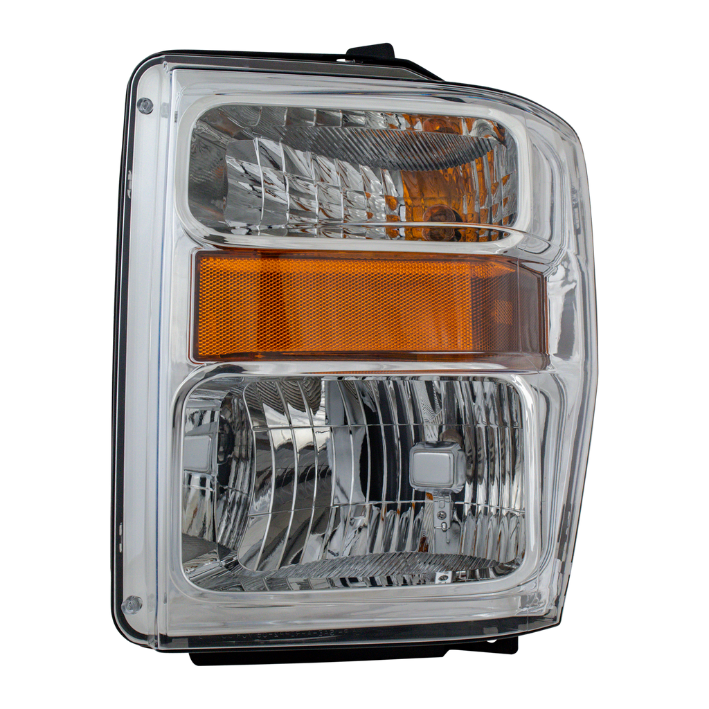 F-SERIES SUPER DUTY 08-10 HEAD LAMP LH, Assembly, Halogen, Aero Style, Exc. Harley-Davidson Model - CAPA