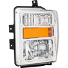 F-SERIES SUPER DUTY 08-10 HEAD LAMP LH, Lens and Housing, Halogen, Aero Style, Exc. Harley-Davidson Model