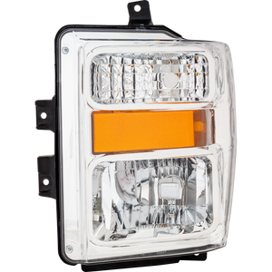 F-SERIES SUPER DUTY 08-10 HEAD LAMP LH, Lens and Housing, Halogen, Aero Style, Exc. Harley-Davidson Model