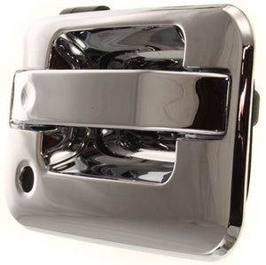 F-150 04-14/MARK LT 06-08 FRONT EXTERIOR DOOR HANDLE RH, Chrome, w/ Keyhole, w/ Plastic Connector
