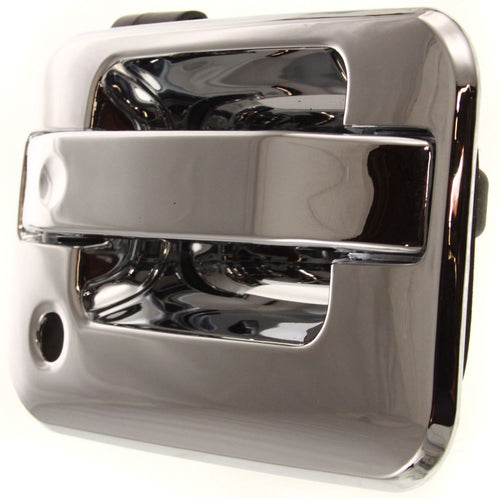 F-150 04-14/MARK LT 06-08 FRONT EXTERIOR DOOR HANDLE RH, Chrome, w/ Keyhole, w/ Plastic Connector