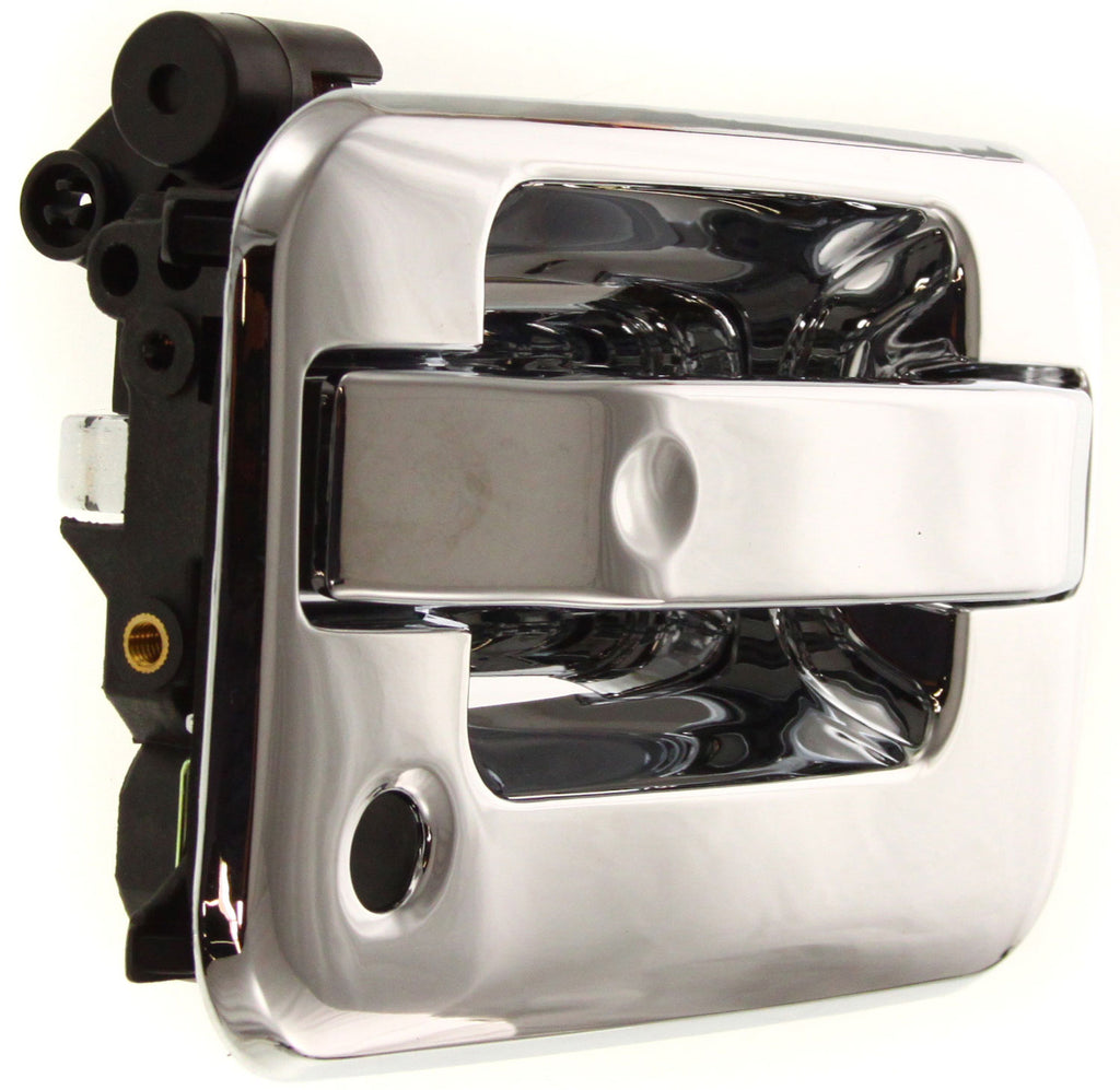 F-150 04-14/MARK LT 06-08 FRONT EXTERIOR DOOR HANDLE RH, Chrome, w/ Keyhole, w/ Plastic Connector