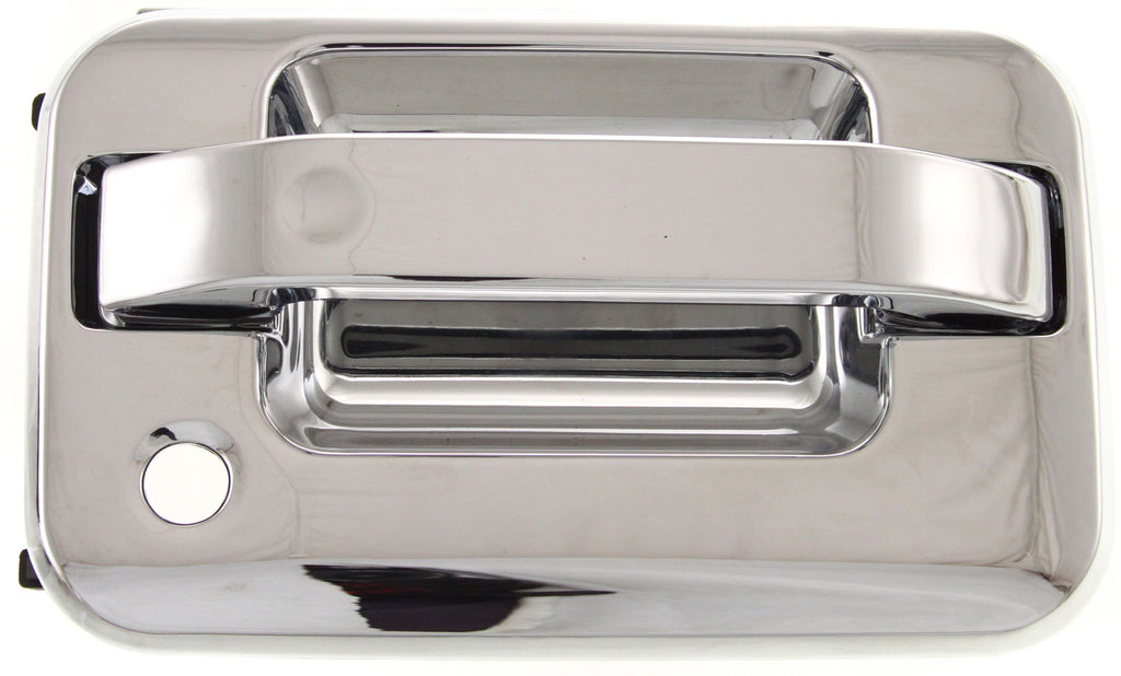 F-150 04-14/MARK LT 06-08 FRONT EXTERIOR DOOR HANDLE RH, Chrome, w/ Keyhole, w/ Plastic Connector