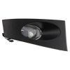 FIT 07-08 FRONT FOG LAMP RH, Assembly, Halogen, Black, Factory Installed