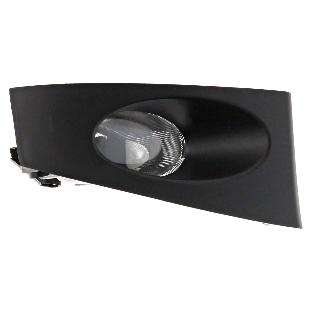 FIT 07-08 FRONT FOG LAMP RH, Assembly, Halogen, Black, Factory Installed