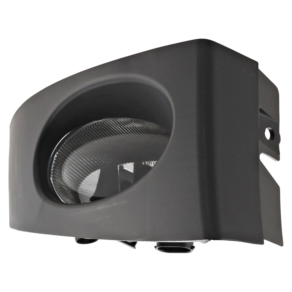 FIT 07-08 FRONT FOG LAMP RH, Assembly, Halogen, Black, Factory Installed