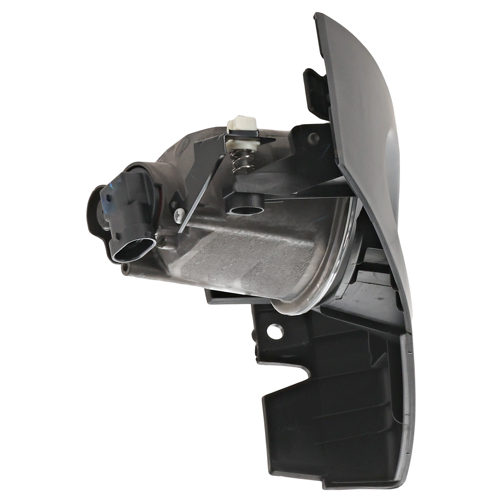 FIT 07-08 FRONT FOG LAMP RH, Assembly, Halogen, Black, Factory Installed
