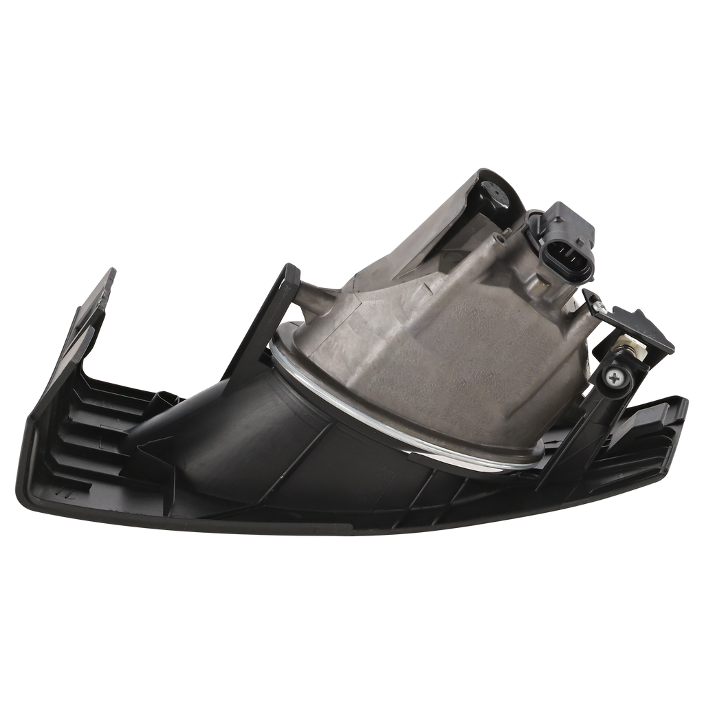 FIT 07-08 FRONT FOG LAMP RH, Assembly, Halogen, Black, Factory Installed