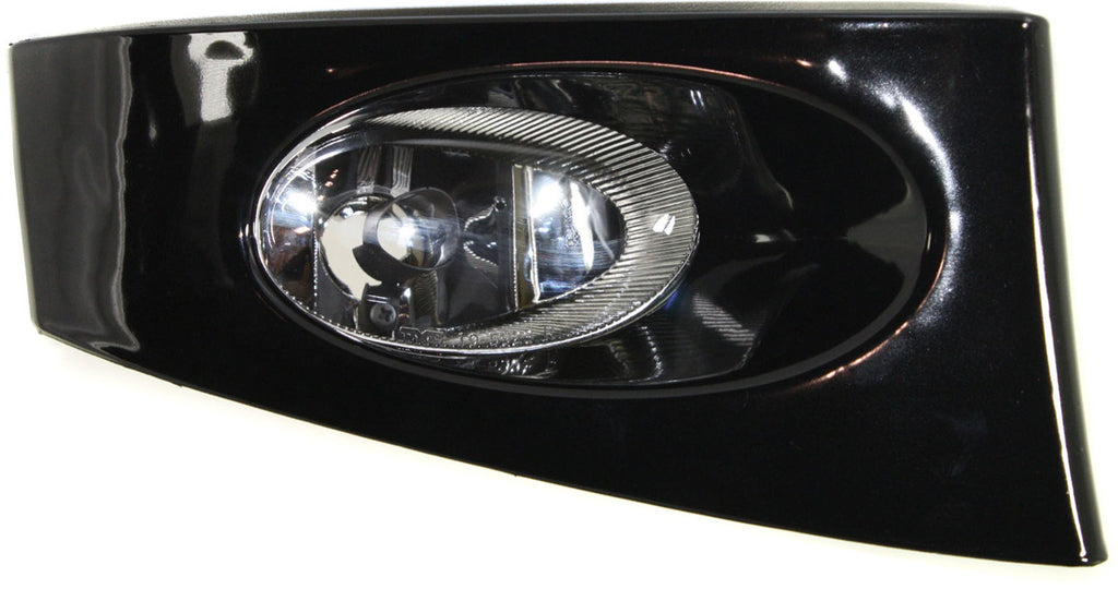 FIT 07-08 FRONT FOG LAMP RH, Lens and Housing, Black